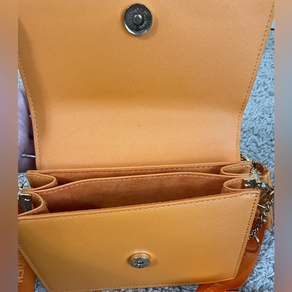 Steve Madden BHama Satchel Bag with Detachable Coin Purse and Webbed Logo Strap